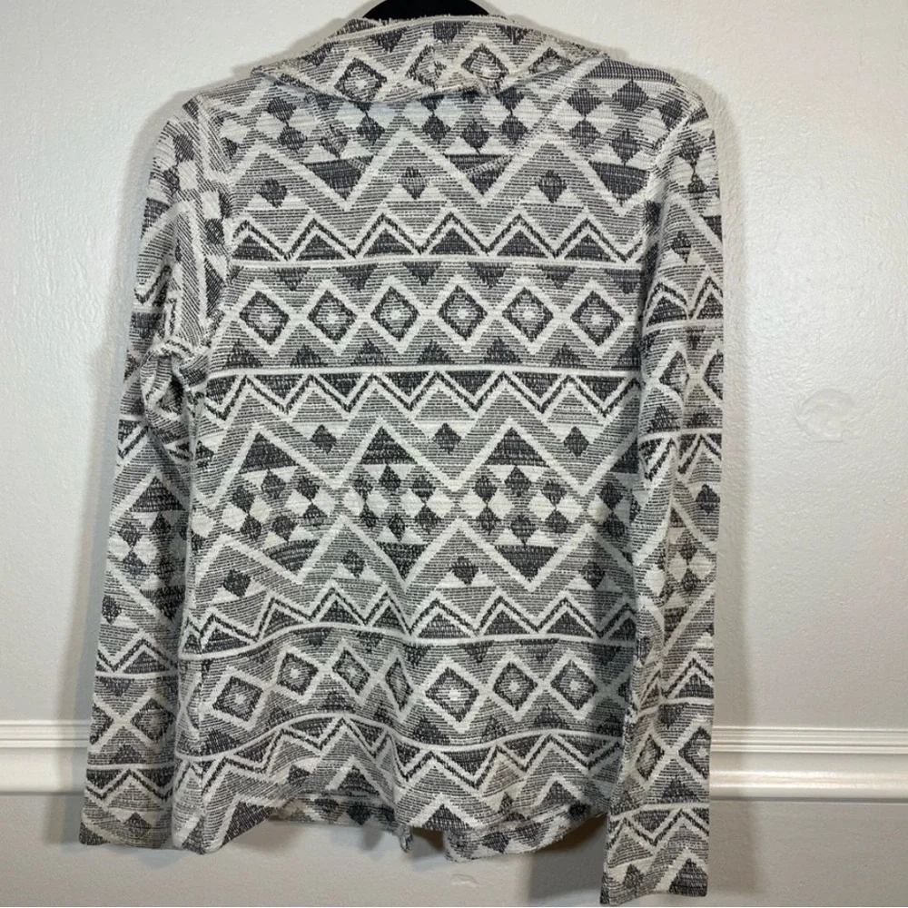 Lucky Brand Tribal Pattern Button Front Blazer Jacket Size M - Picture 10 of 13